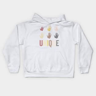 Unique | One of a Kind | Special | Human Kids Hoodie